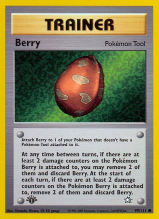 Berry 99/111 - [Neo Genesis] 1st Edition
