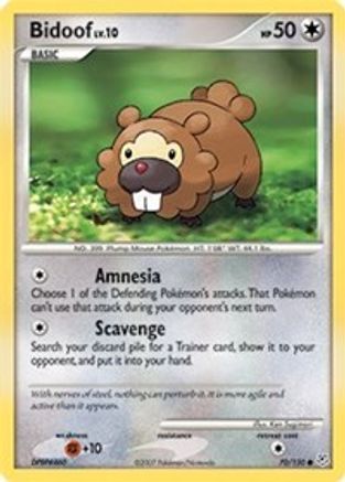 Bidoof (70/130) [Diamant et perle : ensemble de base] 