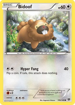 Bidoof (106/146) [XY : Ensemble de base] 