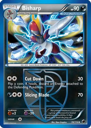 Bisharp (Team Plasma) (74)/116 - [Plasma Freeze]