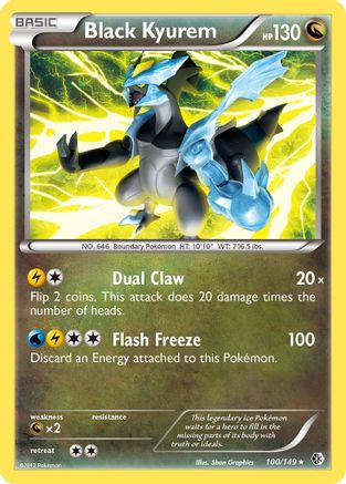 Kyurem noir (100/149) [Noir et blanc : frontières franchies] 