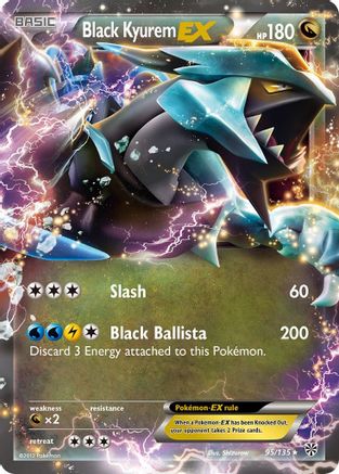 Black Kyurem EX 95/135 - [Plasma Storm] Holofoil
