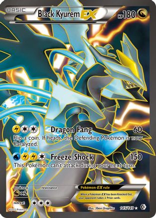 Black Kyurem EX (145 Full Art)/149 - [Boundaries Crossed] Holofoil