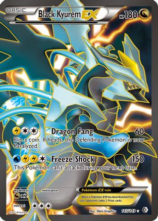 Kyurem EX noir (145/149) [Noir et blanc : frontières franchies] 