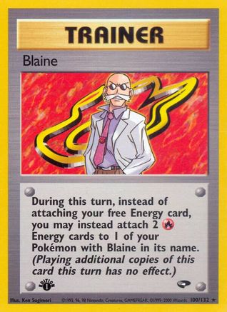 Blaine (100) 100/132 - [Gym Challenge] 1st Edition