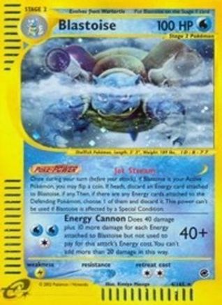 Blastoise (4)/165 - [Expedition] Holofoil