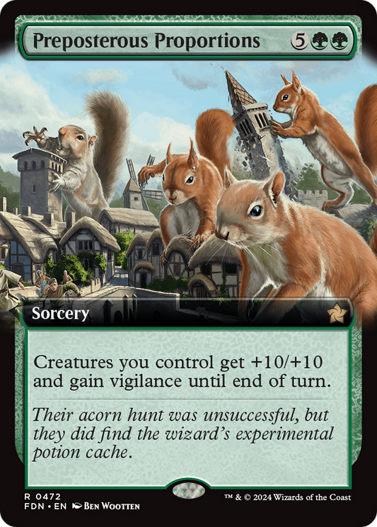 Preposterous Proportions (FDN-472) - [Foundations]: (Extended Art) Foil