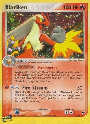 Blaziken (3/109) [EX : Rubis et Saphir] 