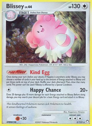 Blissey 5/123 - [Mysterious Treasures] Holofoil