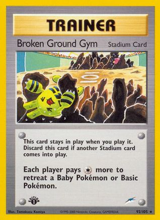 Broken Ground Gym 92/105 - [Neo Destiny] Unlimited