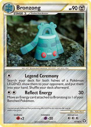 Bronzong (15/102) [HeartGold &amp; SoulSilver : Triomphant] 