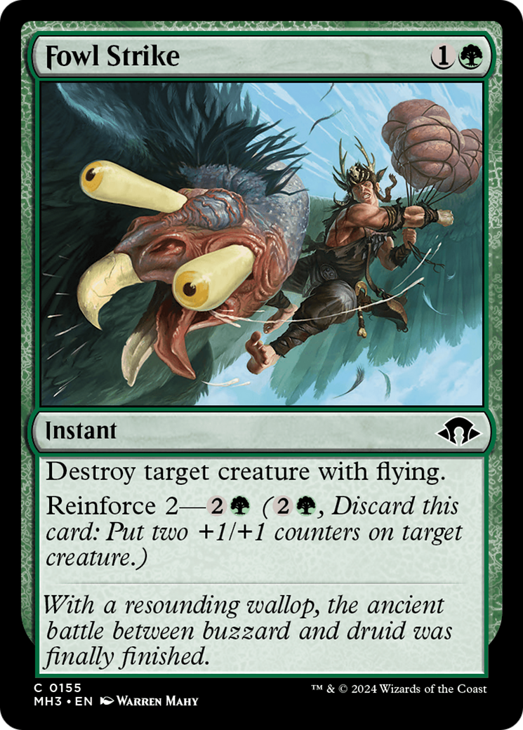 Fowl Strike (MH3-155) - [Modern Horizons 3] Foil