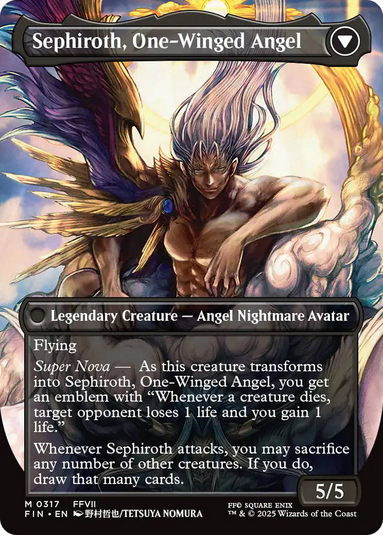 Sephiroth, Fabled SOLDIER (Borderless) (0317) (FIN-317) - [FINAL FANTASY] (Borderless) Foil