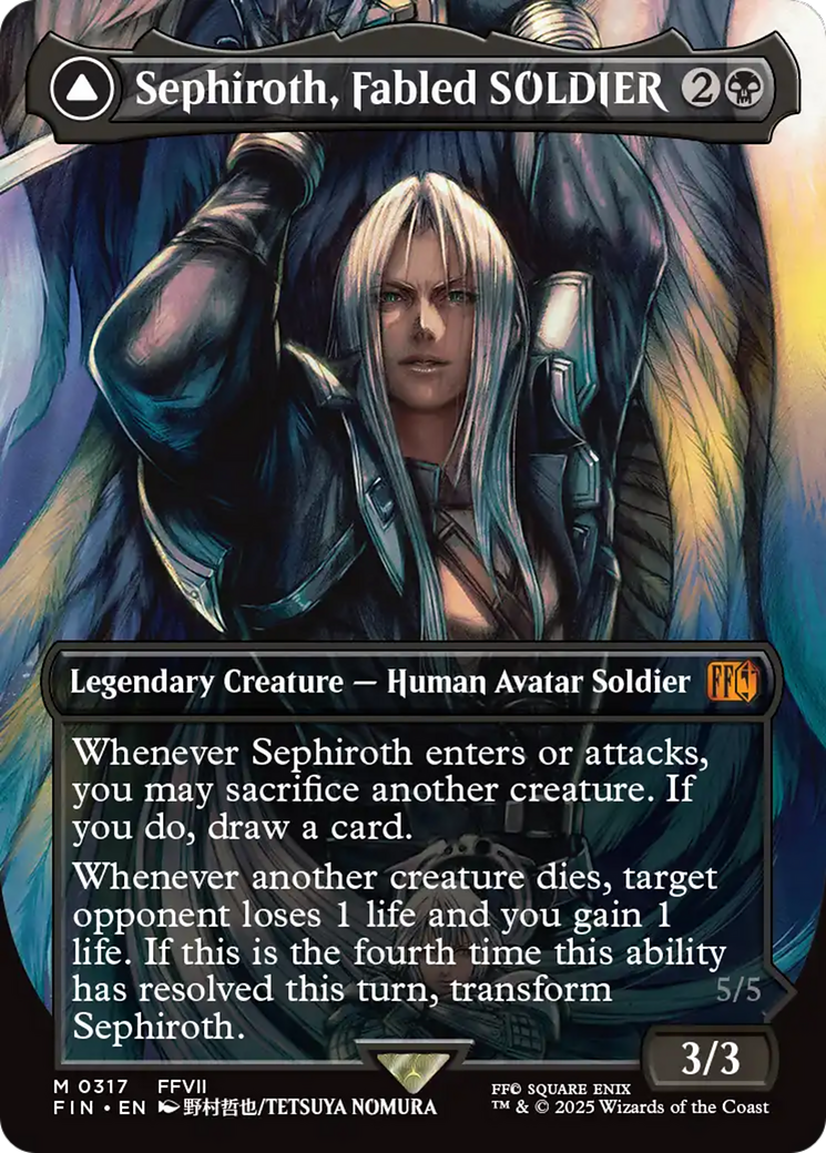 Sephiroth, Fabled SOLDIER (Borderless) (0317) (FIN-317) - [FINAL FANTASY] (Borderless)