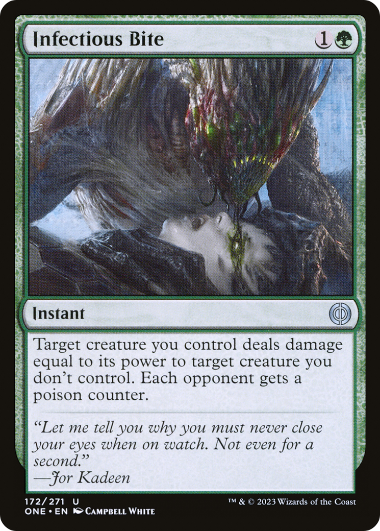 Infectious Bite (ONE-172) - [Phyrexia: All Will Be One]
