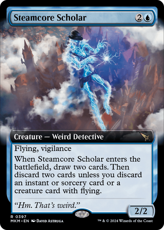 Steamcore Scholar (MKM-397) - [Murders at Karlov Manor]: (Extended Art)