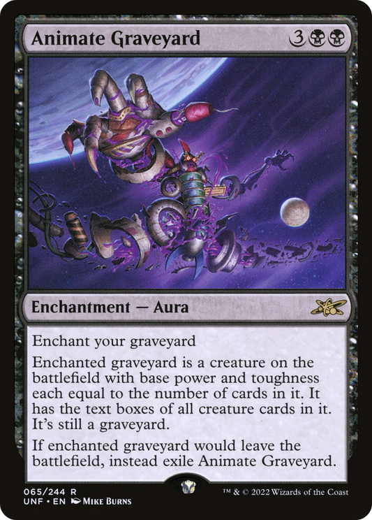 Animate Graveyard (UNF-065) - [Unfinity] Foil
