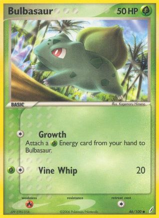 Bulbasaur - 046/100 46/100 - [Crystal Guardians] Reverse Holofoil