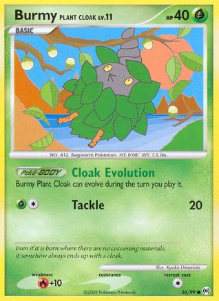 Burmy Plant Cloak 56/99 - [Arceus]