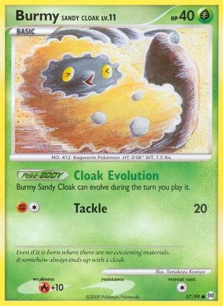 Burmy Sandy Cloak 57/99 - [Arceus]