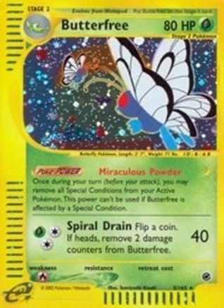 Butterfree (5)/165 - [Expedition] Holofoil