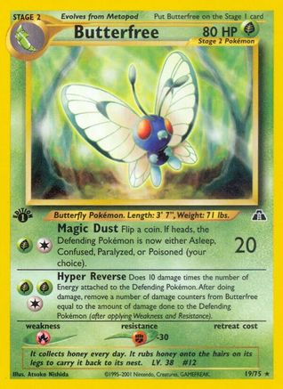 Butterfree 19/75 - [Neo Discovery] 1st Edition