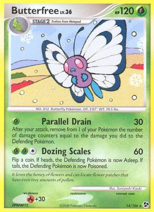 Butterfree (14/106) [Diamant &amp; Perle : Grandes Rencontres] 