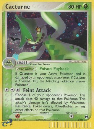 Cacturne 2/100 - [Sandstorm] Holofoil