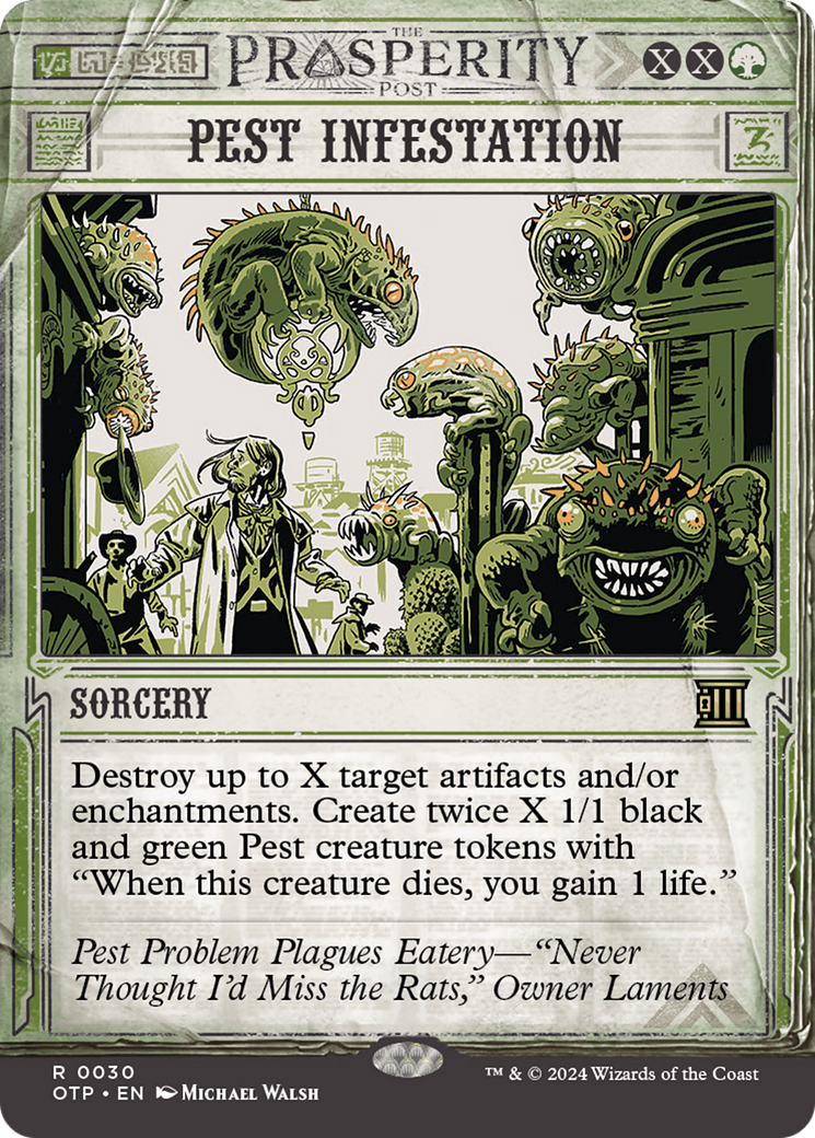Infestation parasitaire (OTP-030) - [Dernières nouvelles] : (Vitrine) (Sans bordure) Feuille 