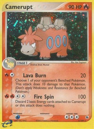 Camerupt/109 - [Ruby and Sapphire] Holofoil