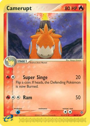 Camérupt (24/97) [EX : Dragon] 