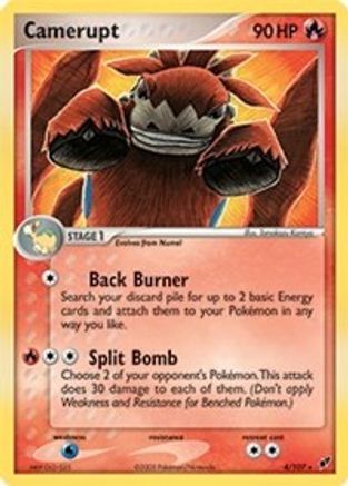 Camerupt - 4/107 (EX Deoxys) - [Deck Exclusives]