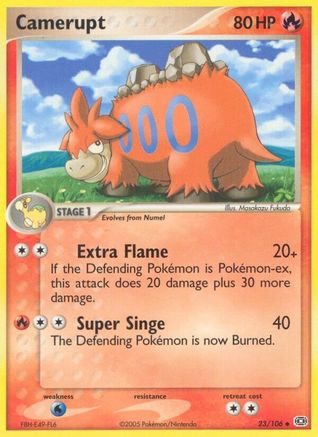 Camerupt/106 - [Emerald] Reverse Holofoil