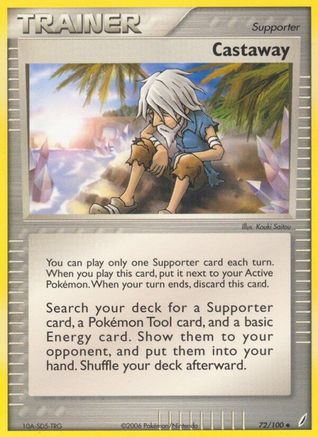Castaway/100 - [Crystal Guardians] Reverse Holofoil