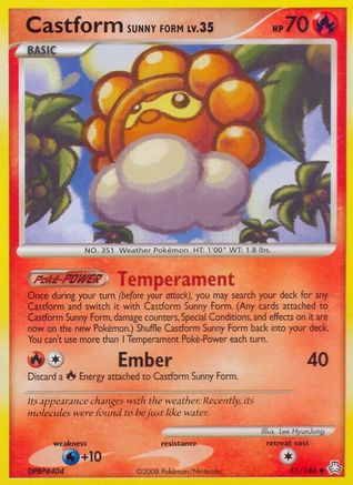 Castform Sunny Form/146 - [Legends Awakened]