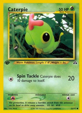 Caterpie 53/75 - [Neo Discovery] 1st Edition