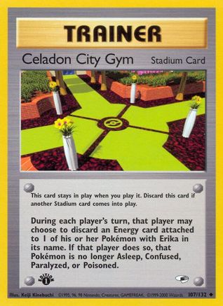 Celadon City Gym 107/132 - [Gym Heroes] 1st Edition