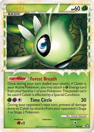 Celebi (92/102) [HeartGold &amp; SoulSilver : Triomphant] 