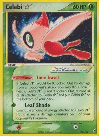 Celebi Star/100 - [Crystal Guardians] Holofoil