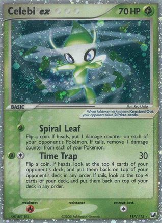 Celebi ex/115 - [Unseen Forces] Holofoil