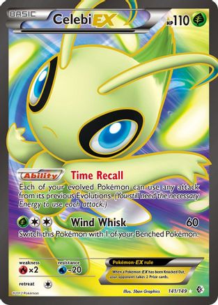 Celebi EX (141 Full Art)/149 - [Boundaries Crossed] Holofoil