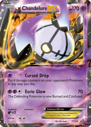 Chandelure EX/113 - [Legendary Treasures] Holofoil