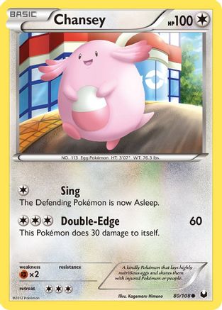 Chansey (80) 80/108 - [Dark Explorers]