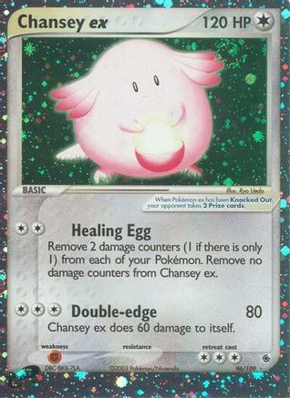 Chansey ex/109 - [Ruby and Sapphire] Holofoil