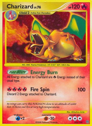 Charizard/100 - [Stormfront] Holofoil