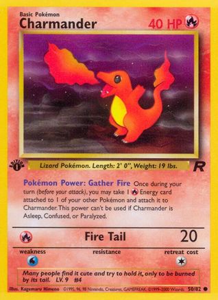 Charmander 50/82 - [Team Rocket] 1st Edition