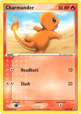 Charmander - 058/112 58/112 - [FireRed & LeafGreen]
