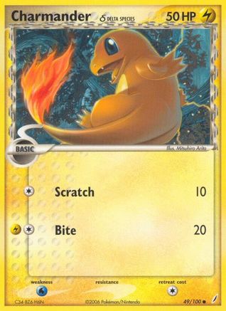 Charmander (Delta Species) 49/100 - [Crystal Guardians]