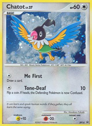 Chatot (DP14) [Diamant &amp; Perle : Promos Black Star] 