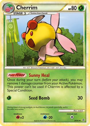 Cherrim (28/95) [HeartGold &amp; SoulSilver : déchaînés] 